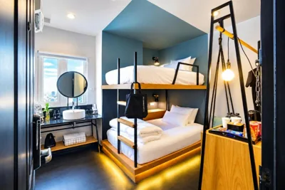 COZY TWIN NEST - FREE LAUNDRY, MINIBAR — The Hammock Hotel Fine Arts Museum