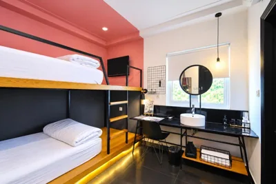 DELUXE TWIN NEST - FREE LAUNDRY, MINIBAR — The Hammock Hotel Fine Arts Museum