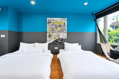 FAMILY NEST - FREE LAUNDRY, MINIBAR — The Hammock Hotel Fine Arts Museum